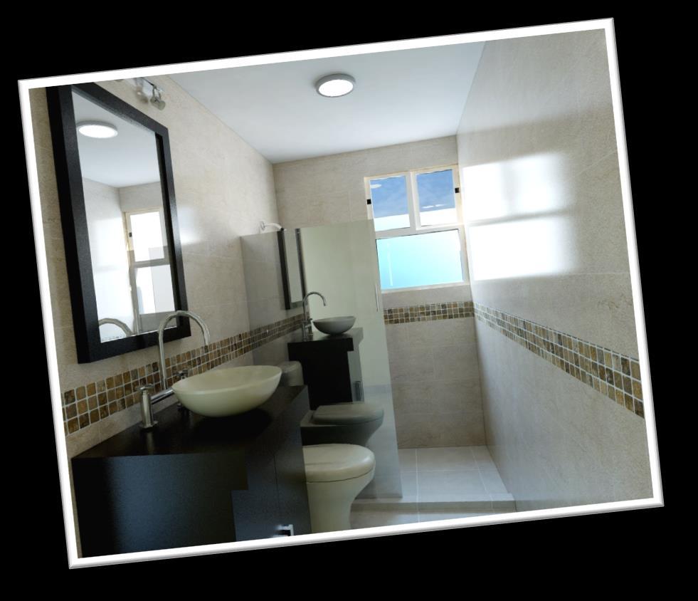Baños Sanitario de lujo ecológico y lavabo con mueble completo.