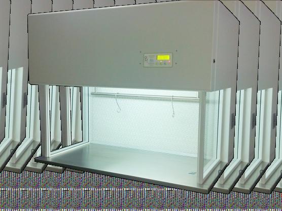 LaminarFlow Cámaras de flujo laminar 1. LaminarFLOW V121:: Cabina de flujo laminar con flujo de aire vertical 2.