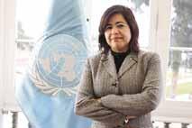 Coordinadora Residente del Sistema de las Naciones Unidas y Representante Residente del PNUD en el Perú Rebeca Arias En mi rol de Coordinadora Residente, mi labor está relacionada con la orientación