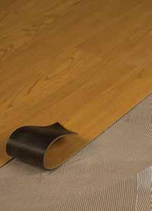 Ofrece una flexibilidad única para instalar revestimientos para pisos después de un corto período de secado o una vez que el adhesivo presente características de sensibilidad a la presión.