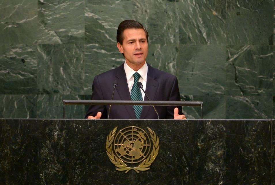 El Presidente Enrique Peña Nieto declaró que el cumplimiento de la Agenda 2030 es un compromiso de Estado.