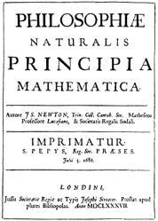 fue publicada por Isaac Newton en 1687, en su obra Philosophiae Naturalis Principia