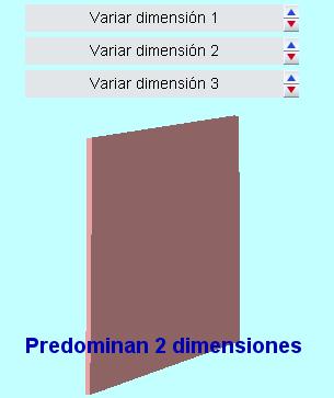 La materia 1 2. Propiedades de la materia Dimensiones de los cuerpos En el espacio que conocemos hay tres dimensiones llamadas: ancho, largo y alto.