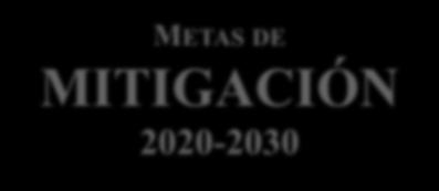 INDC MÉXICO METS DE MITIGCIÓN 2020-2030 escenario tendencial 2013