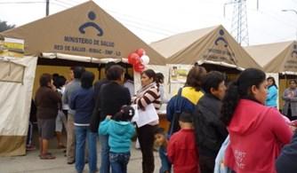 CAMPAÑAS P Á G I N A 7 EN FAVOR DE LA POBLACIÓN OBJETIVO En el mes de junio, la UDR Lima Ciudad, participó en la campaña de afiliación que se realizó en el Centro de Salud El Milagro de la