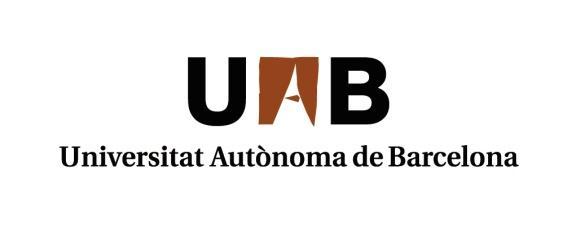 Universitat Autònoma de Barcelona Tutors: Dr.