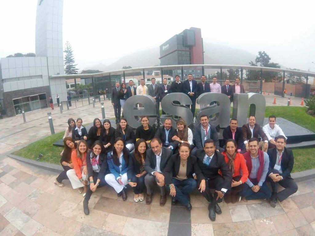 Universidad de Valencia - España ESAN, Lima - Perú En el año 2016, participaron 155 estudiantes en los cursos internacionales.