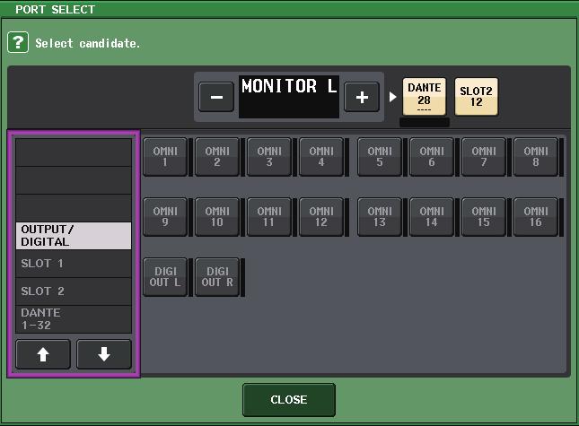 Funciones Monitor y Cue 8 Campo MONITOR FADER (fader de monitor) Permite definir y visualizar el fader de monitor que ajusta el nivel de monitor.