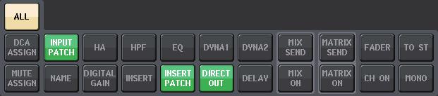 Para los demás bastidores, se enlazará el ajuste de los bastidores A y B. 5 Botón de selección de canal Permite seleccionar el canal para el que desea configurar la función Recall Safe.