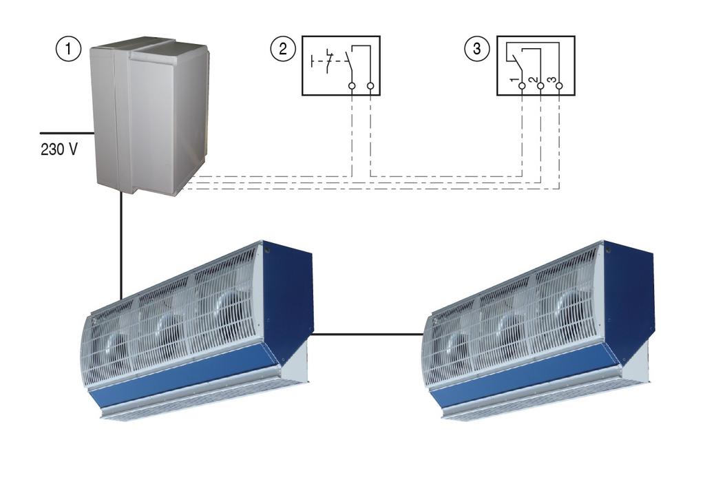 IsolAir conexiones Conexiones eléctricas Regulador semiautomático
