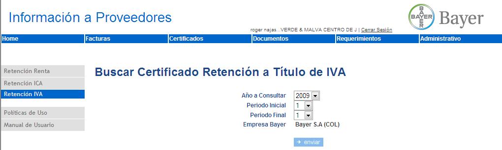 2.4.3 Certificado de Retención IVA.