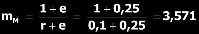 42 Cálculo del problema numérico Datos: Δ BM = 10.