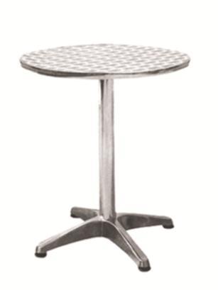 17305 Mesa de Bar Cuadrada Base de aluminio-tope laminado Garantia de un (1) ano Estas mesas no son de