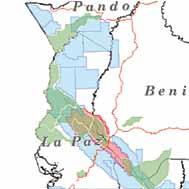 explotación hidrocarburífera (departamentos de Tarija, Santa Cruz, Chuquisaca y Cochabamba) como en zonas no tradicionales (departamentos de Beni, Pando, La Paz, Oruro y Potosí).