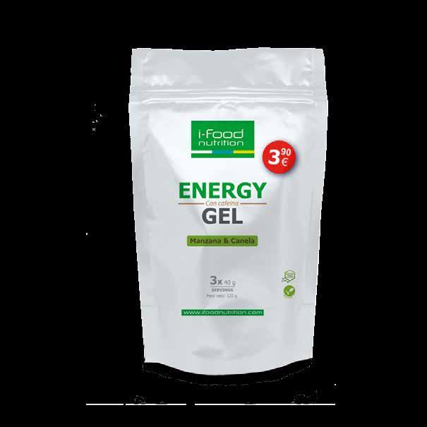 DURANTE ENERGY GEL Gel energético. Energy Gel es un concentrado de hidratos de carbono que proporciona energía adicional durante los picos de alto rendimiento.
