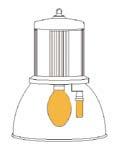 > Pour lampes à iodures métalliques. LLST ELECTROMGNETIQUES. Lamps VIVE18H250 1X250 E40 4,60 Kg 1kV / 2,15 201,40 0,30 VIVE18H400 1X400 E40 5,90 Kg 1kV / 3,4 210,70 C 0,30 VIVE > Fondo bierto.