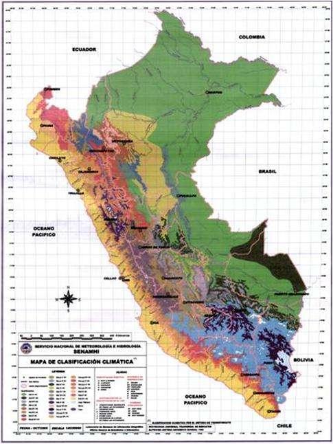 EL CLIMA EN EL PERU El Perú tiene 28 de los 32 climas que reconoce la Organización
