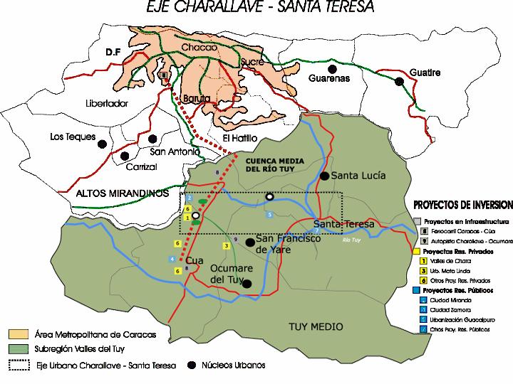 Mapa 2 Valles del Tuy