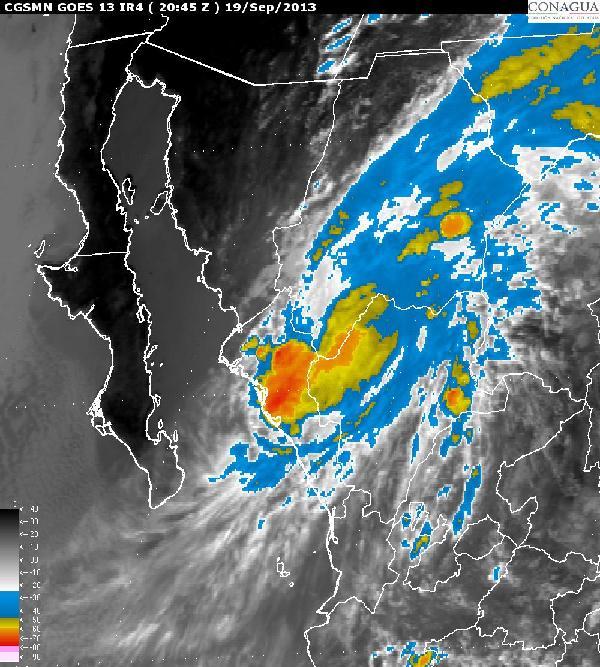 Aviso de Ciclón Tropical del Océano Pacífico México, D.F. a 19 de Septiembre de 2013 Aviso No.