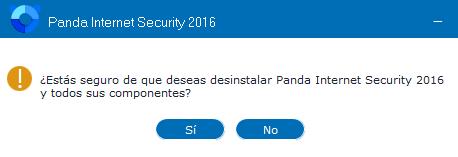 Feu clic amb el boto dret sobre l'element Panda Antivirus Internet Security 2016 de la