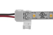 10mm Conector para tira LED de 1 extremo con cable de 15cm 34126
