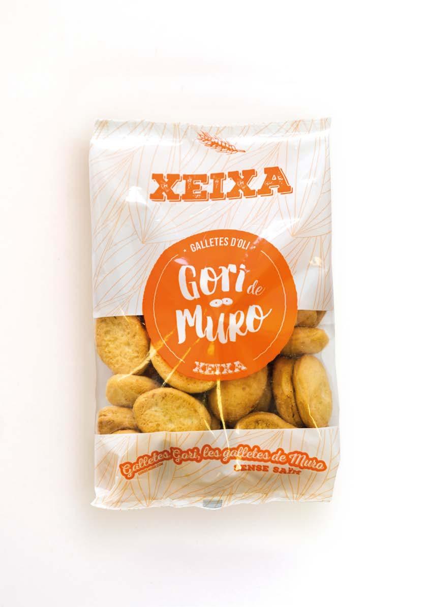 Bolsas de 240 gr XEIXA La xeixa es una antigua variedad de trigo que confiere a nuestras galletas un sabor y aroma únicos.