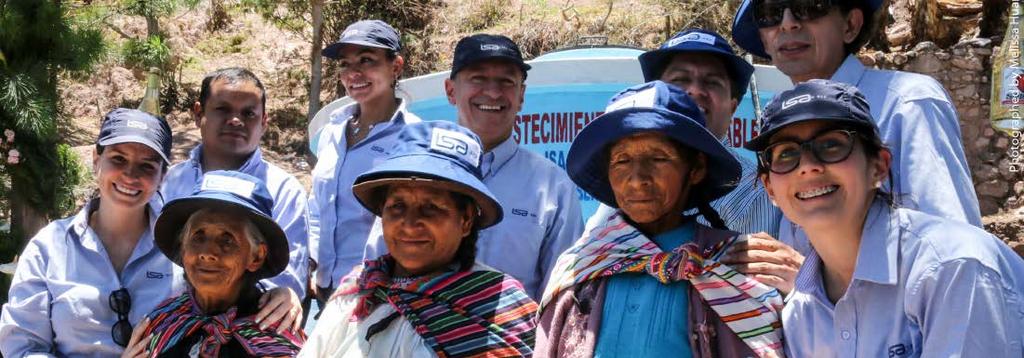 49 Inauguración de proyecto de Agua Potable en Ayacucho. El Plan Social es ejecutado por REP, como centro gestor de las operaciones, y se encuentra conformado por los siguientes 4 programas: G4-EC7 5.