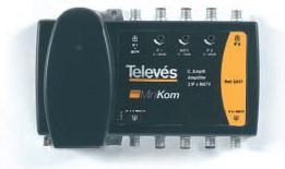 MEMORIA señales procedentes de los LNB del servicio de radiodifusión sonora y televisión por satélite (950-2150 MHz), realizan la función de mezcla de las mismas con las señales de radiodifusión