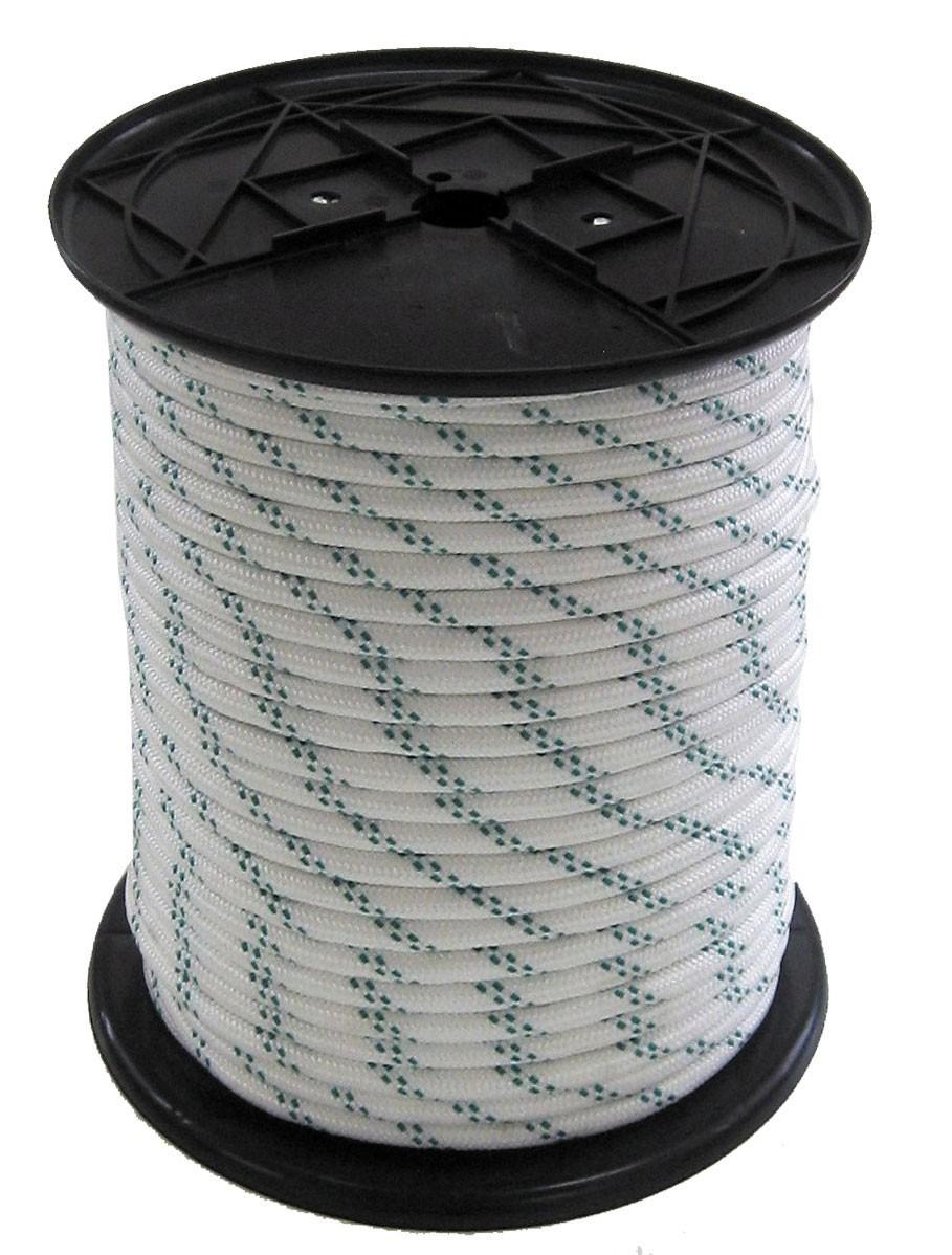 Cuerdas de poliéster con media tenacidad y cuerdas de nylon de alta tenacidad.