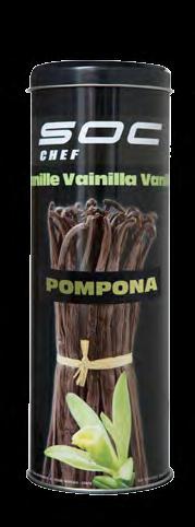 VAINILLA VAINAS DE VAINILLA POMPONA (La mexicana) Vainas de vainilla variedad Pompona, la originaria de México.