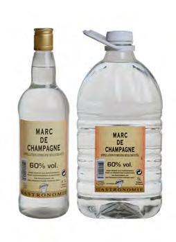 COINTREAU / ALCOHOLES MARC DE CHAMPAGNE 60º REF: 03-SCEMACCOY/1-1 l REF: 03-SVEMACCOY/1-5 l Aguardiente de uva, producido por uvas fermentadas y destiladas directamente por vapor de agua, sin la