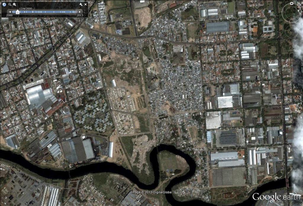 Mapa 10. Foto satelital de la Villa 21-24.