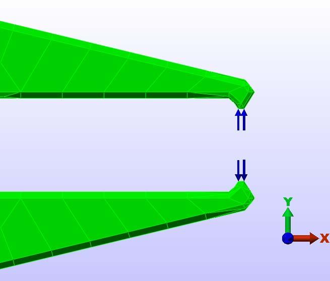 las patas. Las fuerzas estarán descompuestas en los ejes X y Y, como se muestra en la figura siguiente: Figura 6.