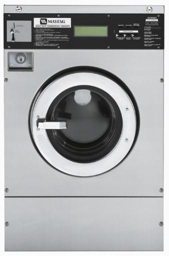 Tragamonedas con microprocesador ayuda a prevenir robos. Controles de microprocesador permiten al propietario personalizar los ciclos de lavado.