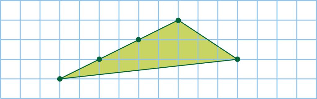 Unidad 10 Semejanza A lo largo o a lo ancho El teorema de Pick nos permite calcular áreas de polígonos reticulares (polígonos cuyos vértices tienen coordenadas enteras).
