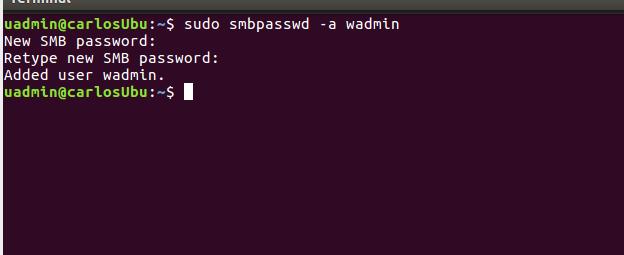 en el sistema Linux El comando smbpasswd tiene más opciones: -x: elimina al