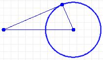 Calcula el radi de la circumferència de la figura.