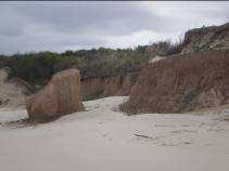 erosión son algunos tramos de los balnearios: