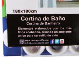 781 Cortina 130x220cm elegancia Código: