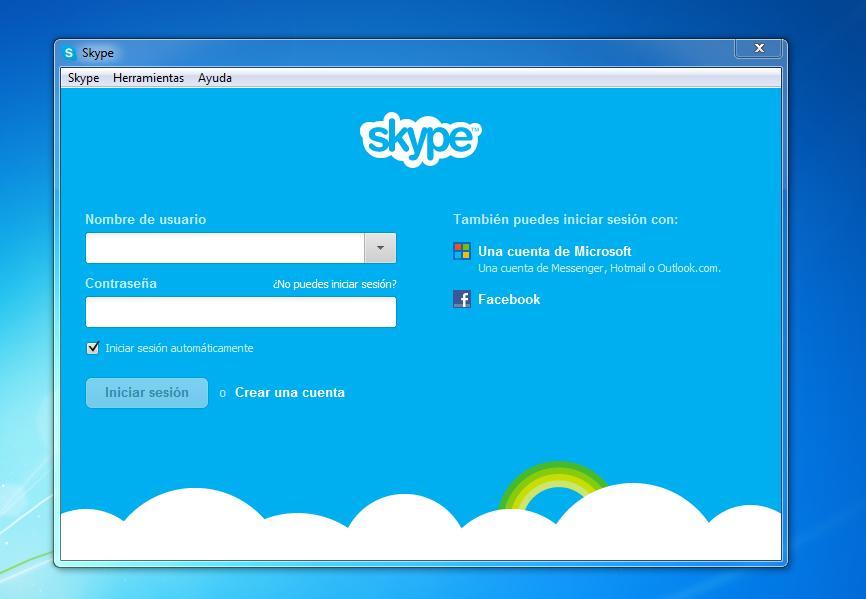 Cómo entrar al Skype con mi cuenta de usuario? Presiona el icono de Skype para que abra la aplicación.