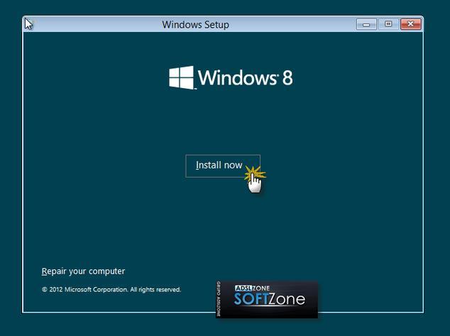 Pulsamos en Siguiente, y nos aparecerá otra ventana en la que podremos comenzar con la instalación de Windows 8: Pulsamos en el botón