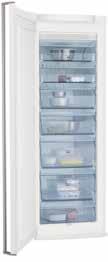 Congelador vertical No-Frost A82700GNX0 A82700GNW0 Óptimos resultados con un consumo energético muy bajo Este congelador mantiene un inteligente equilibrio entre el rendimiento y el consumo de