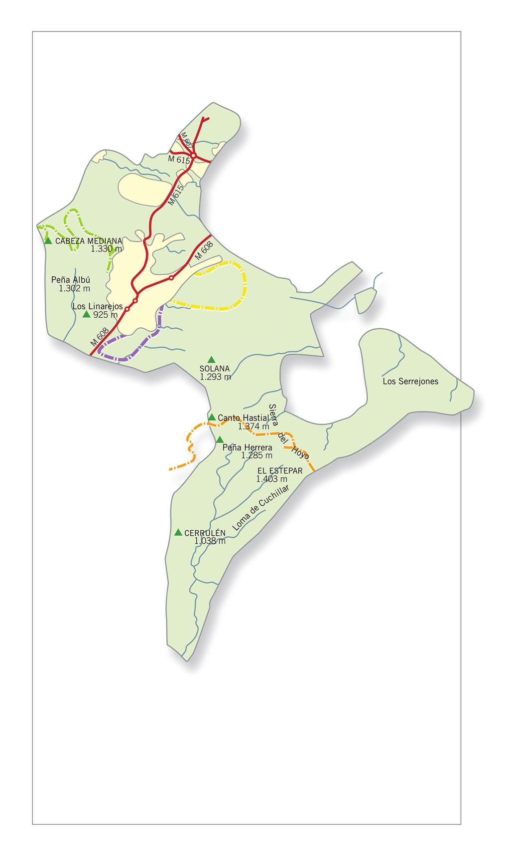 Mapa rutas 3 1 2 4 Leyenda 1.
