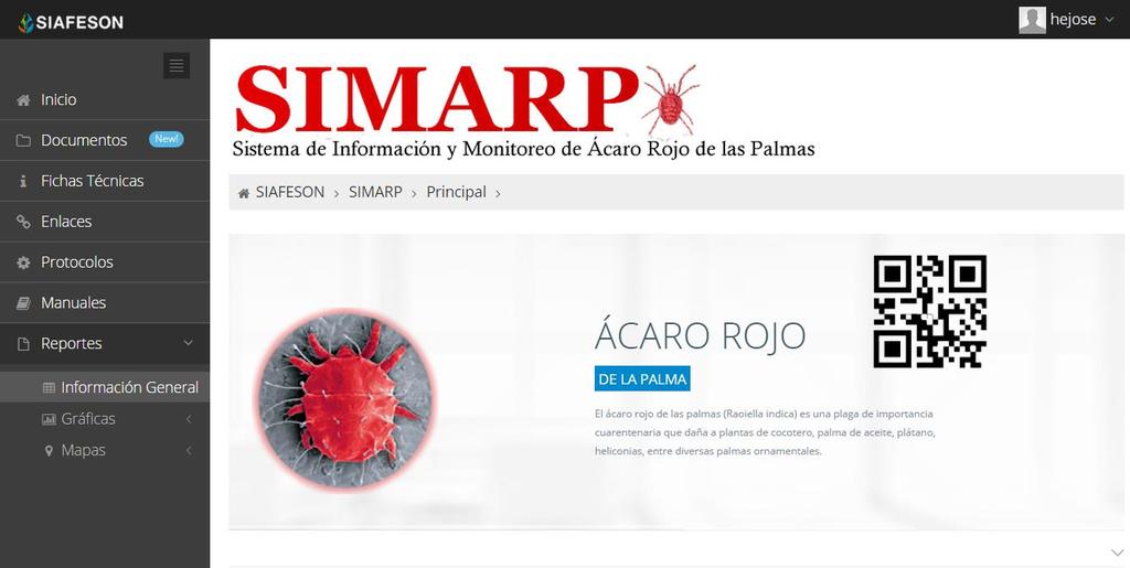 V. REPORTES Dentro del sitio web SIMARP se muestra la opción para verificación de los reportes a nivel administrador junta de los registros ingresados en el sistema, para ingresar al área de Reportes