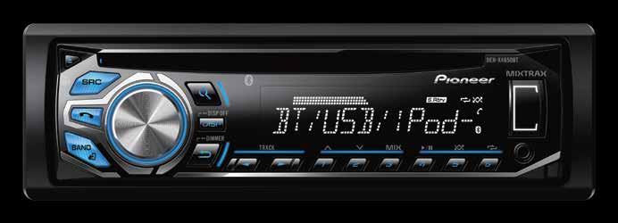 DEH -X3650UI DEH -X4650BT El receptor de CD y audio multimedia que permite obtener lo máximo de la música de dispositivos digitales tales como ipod / iphone y Android vía USB tiene por característica