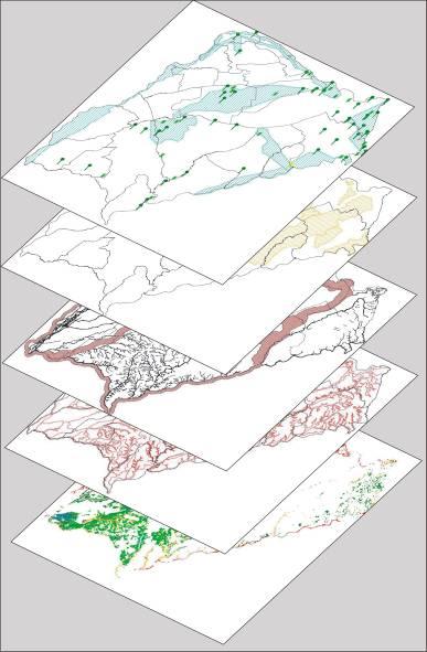 METODOLOGÍA - Evaluación multi-criterio utilizando la cartografía digital de bosques nativos de la provincia, información