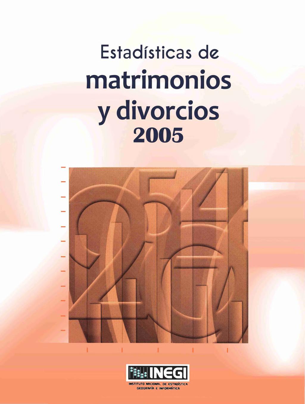 Estadísticas de matrimonios y divorcios si IN6GI