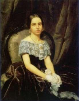 Retrato de dama 1852,