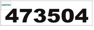 6.1 Codificación Las luminarias que se encuentren instaladas en postes o adosadas a paredes o techos, podrán identificarse mediante los siguientes tipos de rótulos: 6.1.1 Tipo A: Identificado con un código numérico de seis (6) dígitos, compuesto por un número consecutivo único entre 000001 al 999999.