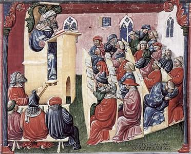 Edad Media: ética cristiana.